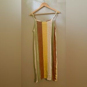 Rip Curl Multicolor Striped Midi Dress